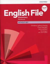 Okładka książki English File 4E Elementary WB without key OXFORD