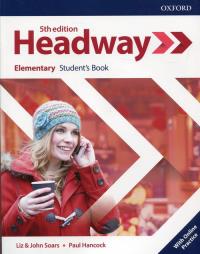 Headway 5E Elementary SB + online practice. Autor: Liz and John Soars, Paul Hancock. ZdrowePodejscie.pl Okładka książki Headway 5E Elementary SB + online practice