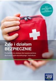 Żyję i działam bezpiecznie Podręcznik Szkoła ponadpodstawowa LO. Autor: Jarosław Słoma. ZdrowePodejscie.pl Okładka książki Żyję i działam bezpiecznie Podręcznik Szkoła ponadpodstawowa LO