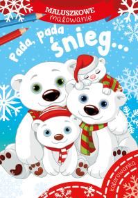 Okładka książki PADA PADA ŚNIEG MALUSZKOWE MALOWANIE