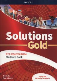 Okładka książki Solutions Gold Pre- Intermediate SB OXFORD