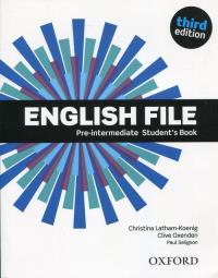 Okładka książki English File 3E Pre-Intermediate SB OXFORD