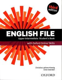 Okładka książki English File 3E Upper-Interm SB + online skills