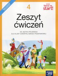 Okładka książki J.Polski SP 4 Nowe Słowa na start! ćw NE