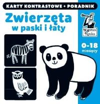 Okładka książki Kapitan Nauka.A kuku!Zwierzęta w paski i łaty