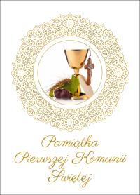 Okładka książki PAMIĄTKA PIERWSZEJ KOMUNII ŚWIĘTEJ