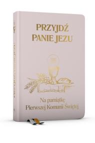 Przyjdź Panie Jezu - różowa. Autor: Groń Stanisław. ZdrowePodejscie.pl Okładka książki Przyjdź Panie Jezu - różowa