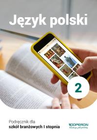 Okładka książki Język polski podręcznik 2 szkoła branżowa 1 stopnia