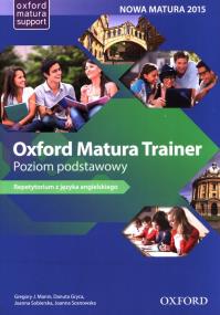 Okładka książki Oxford Matura Trainer ZP + online practice