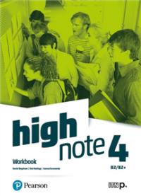 Okładka książki High Note 4 WB B2/B2+ + Online Practice PEARSON