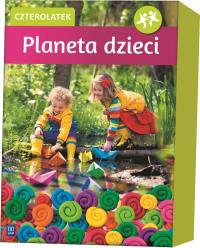 Planeta dzieci Czterolatek BOX WSiP. Autor:   Praca zbiorowa. ZdrowePodejscie.pl Okładka książki Planeta dzieci Czterolatek BOX WSiP