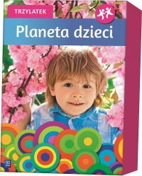 Planeta dzieci Trzylatek BOX WSiP. Autor:   Praca zbiorowa. ZdrowePodejscie.pl Okładka książki Planeta dzieci Trzylatek BOX WSiP