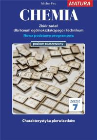 Chemia. Zbiór zadań LO. Zeszyt 7 ZR MEDYK. Autor: Fau Michał. ZdrowePodejscie.pl Okładka książki Chemia. Zbiór zadań LO. Zeszyt 7 ZR MEDYK