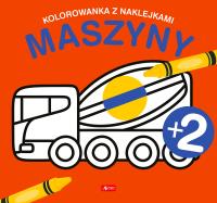 Okładka książki Maszyny. Kolorowanka z naklejkami
