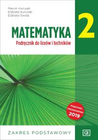 Matematyka LO 2 ZP OE PAZDRO. Autor: Kurczab Marcin, Kurczab Elżbieta, Świda Elżbieta. ZdrowePodejscie.pl Okładka książki Matematyka LO 2 ZP OE PAZDRO