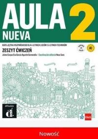 Okładka książki Aula Nueva 2 ćwiczenia LEKTORKLETT