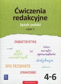 Okładka książki J.Polski SP 4-6 Ćwiczenia redakcyjne cz.1 WSiP