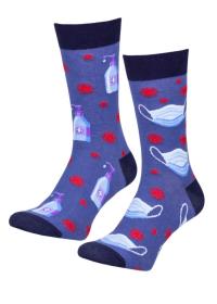 Zdjęcie produktu Milena Skarpetki męskie długie wirusy