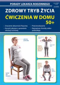 Okładka książki Zdrowy tryb życia Ćwiczenia w domu 50+. Porady Lekarza Rodzinnego 130