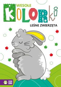 Okładka książki Leśne zwierzęta. Wesołe kolorki