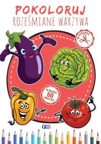 Okładka książki Pokoloruj Roześmiane Warzywa