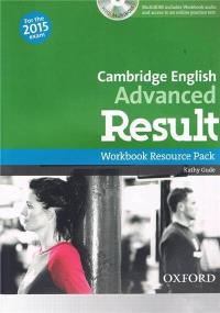 Okładka książki Cambridge English Advanced Result WB Resource Pack