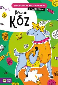 Okładka książki Zwariowane kolorowanki Rewia kóz
