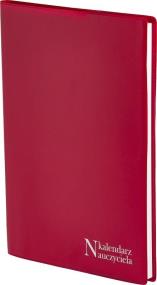 Okładka książki Kalendarz nauczyciela A5 2021/2022 tyg. PCV bordo