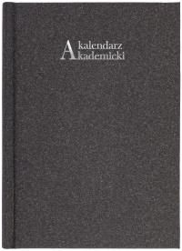 Okładka książki Kalendarz 2021/2022 akademicki A5 tygodniowy NATURA czarny