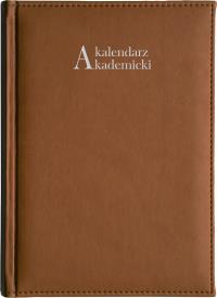 Okładka książki Kalendarz 2021/2022 akademicki A5 tygodniowy VIVELLA brąz
