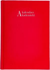 Okładka książki Kalendarz 2021/2022 akademicki A5 tygodniowy VIVELLA czerwony
