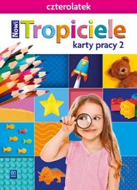 Okładka książki Nowi Tropiciele Czterolatek. Karty pracy cz.2 WSIP