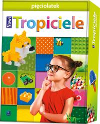 Nowi Tropiciele Pięciolatek. BOX 2021 WSIP. Autor:   Praca zbiorowa. ZdrowePodejscie.pl Okładka książki Nowi Tropiciele Pięciolatek. BOX 2021 WSIP
