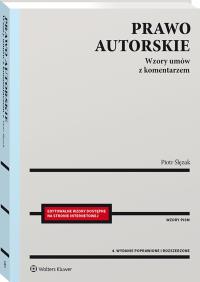 Okładka książki Prawo autorskie Wzory umów z komentarzem w.4/21
