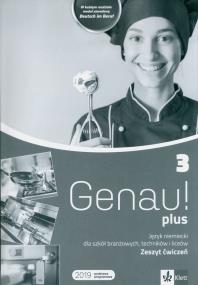 Okładka książki Genau plus 3 Ćwiczenia + kod LEKTORKLETT