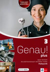 Okładka książki Genau plus 3 Podręcznik LEKTORKLETT