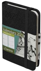 Kalendarz 2022 Awangarda A7 czarny TDW ANTRA. Wydawca: Antra. ZdrowePodejscie.pl Opakowanie Kalendarz 2022 Awangarda A7 czarny TDW ANTRA