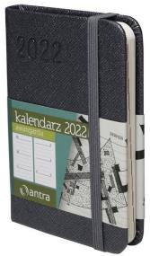 Kalendarz 2022 Awangarda A7 grafitowy TDW ANTRA. Wydawca: Antra. ZdrowePodejscie.pl Opakowanie Kalendarz 2022 Awangarda A7 grafitowy TDW ANTRA