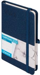 Okładka książki Kalendarz 2022 Sakura A6 granatowy TDW ANTRA