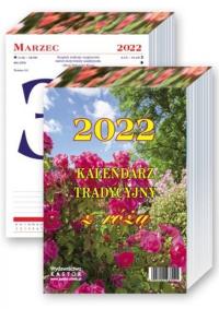 Kalendarz 2022 Tradycyjny z różą KASTOR. Autor: x. ZdrowePodejscie.pl Okładka książki Kalendarz 2022 Tradycyjny z różą KASTOR