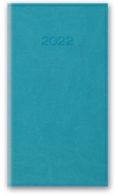 Opakowanie Kalendarz 2022 11T A6 kieszonkowy turkus vivella