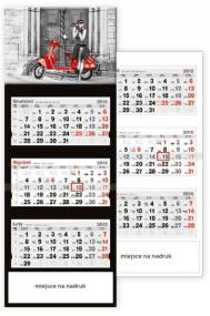 Opakowanie Kalendarz 2016 T61 Black and red