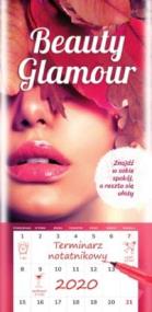 Opakowanie Kalendarz 2020 ścienny Notatnikowy Beauty Glamour