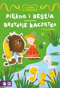 Czytam z rodzicami. Brzydkie kaczątko/ Piękna... Autor: Opracowanie zbiorowe. ZdrowePodejscie.pl Okładka książki Czytam z rodzicami. Brzydkie kaczątko/ Piękna..