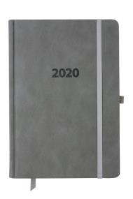Opakowanie Kalendarz 2020 A5 dzienny Lux Registry szary
