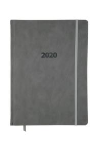Opakowanie Kalendarz 2020 KK-A4TL książkowy A4 tygodniowy Lux szary