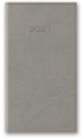 Opakowanie Kalendarz 2021 11T A6 kieszonkowy szary vivella