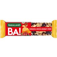 Opakowanie Bakalland Ba! Baton Nuts Żurawina 30g