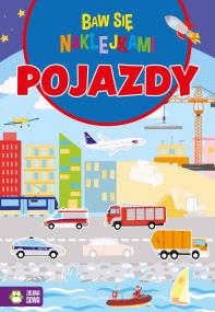 Okładka książki Baw się naklejkami. Pojazdy