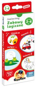 Okładka książki CzuCzu Uczy Zabawy logiczne dla dzieci od 3-4